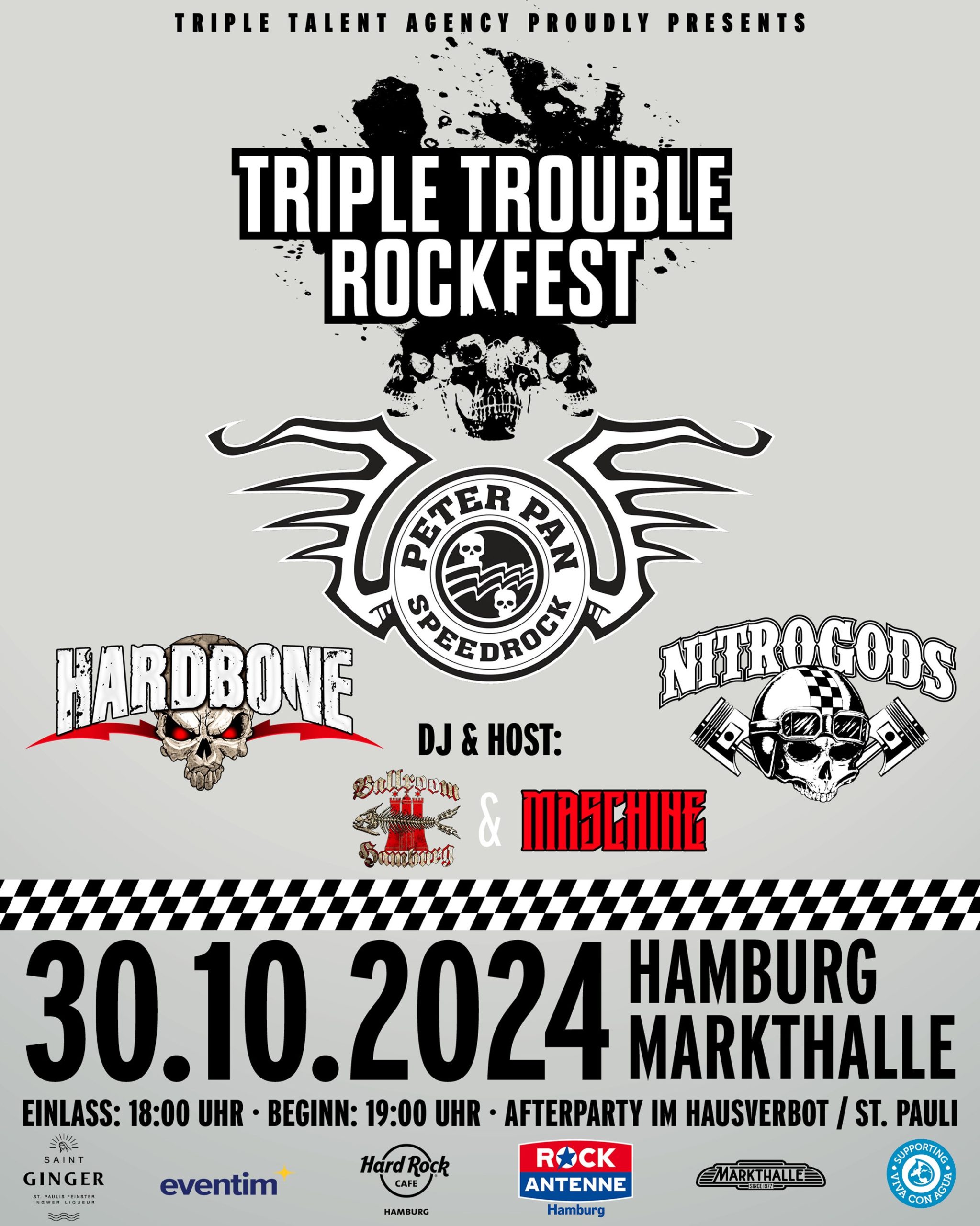 01 UPDATE - POSTER - Triple Trouble Rockfest 2024